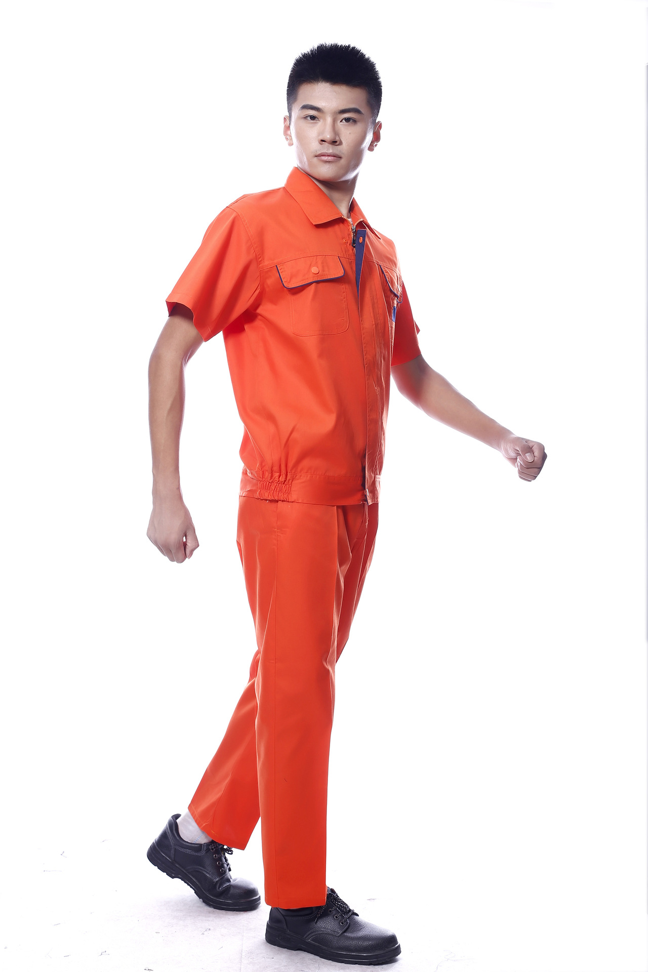 东莞厂服 工作服定做男女款 工衣套装 厂家批发 直销工服佳莉1004