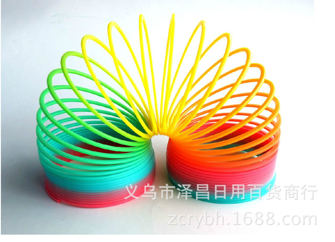 5*9彩虹圈儿童弹簧圈玩魔力呼拉圈