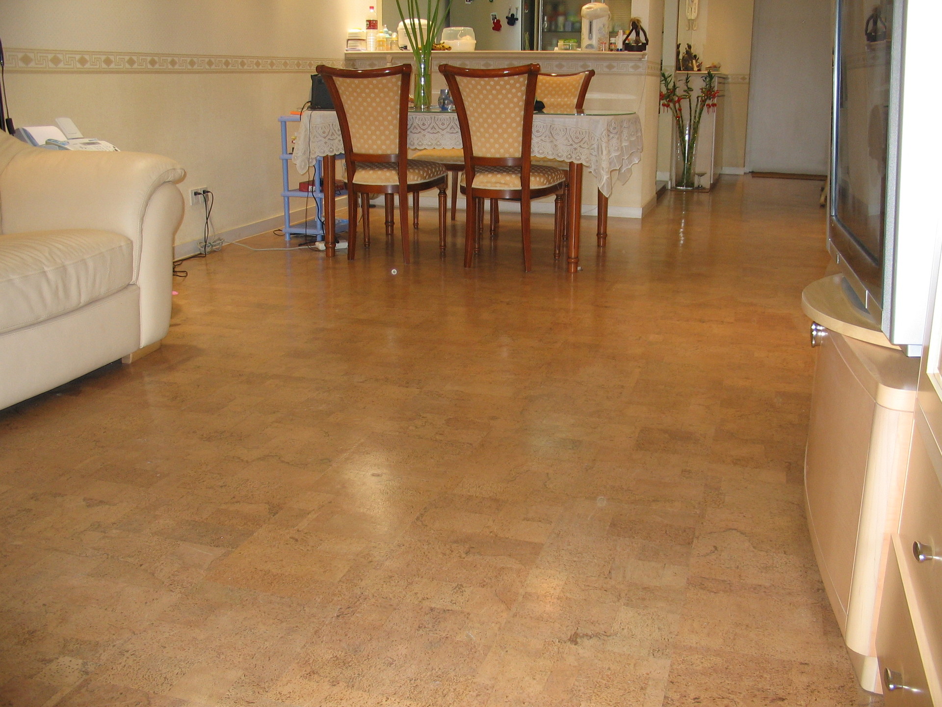 环保静音室内运动幼儿园软木复合地板