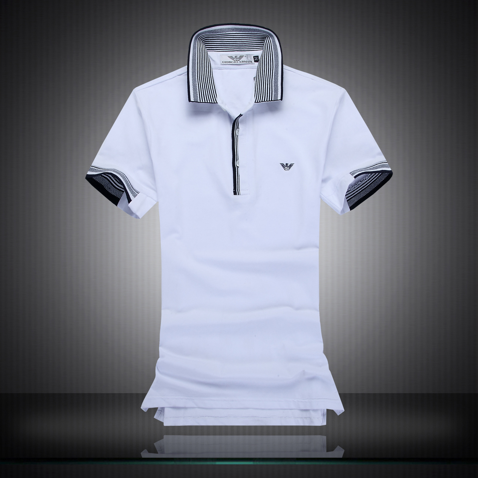 夏装新款短袖t恤男立领纯棉平纹布短袖t恤休闲潮男大码m-xxxl