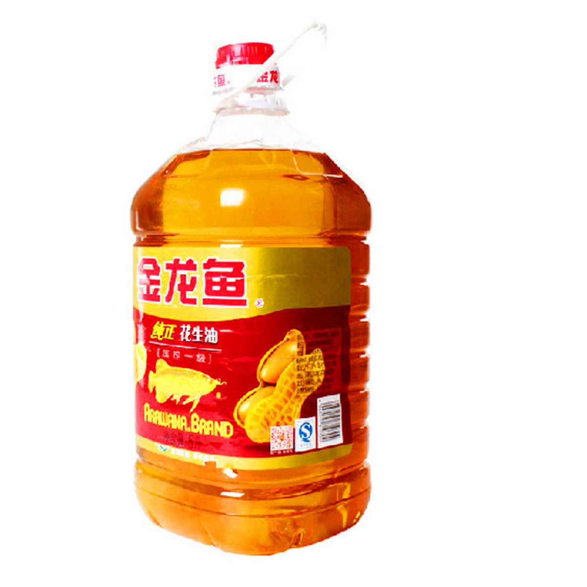 金龙鱼 纯正花生油5l/瓶 非转基因压榨食用油5升健康 郑州批发