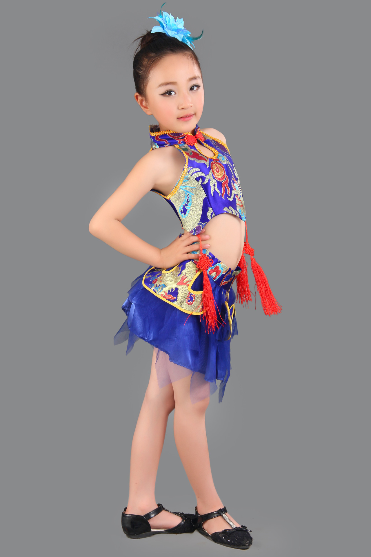 儿童舞蹈服演出服万圣节服装 儿童表演服圣诞节服装批发