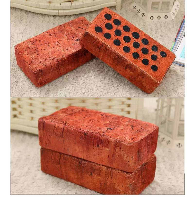 创意逼真砖头公仔海绵抱枕女友礼物精品板砖恶搞新奇特别礼物礼品