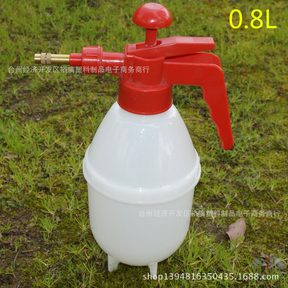 厂家供应0.8l气压式喷雾器喷水壶浇洒水壶浇花喷壶消毒洗车器批发