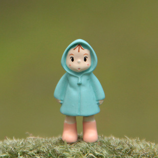 限时1个月宫崎骏龙猫正品雨衣小梅diy微景观多肉园艺造景公仔