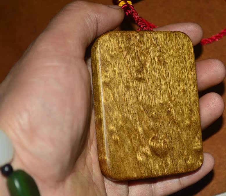 金丝楠木 纯金料 阴沉木 乌木 无事牌 佛牌金丝楠手把件