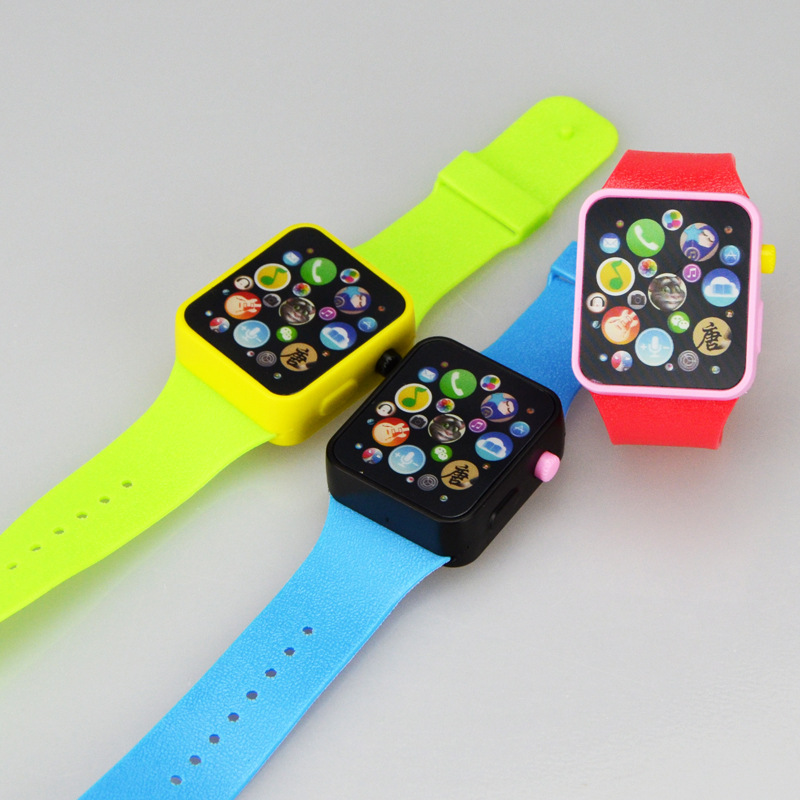 新款儿童益智早教故事机儿童3d触屏苹果手表玩具淘宝地摊热卖