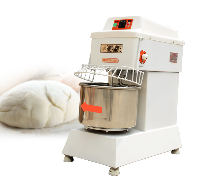 hls20b商用电动和面机 不锈钢料桶 双动双速和面机食品机械设备