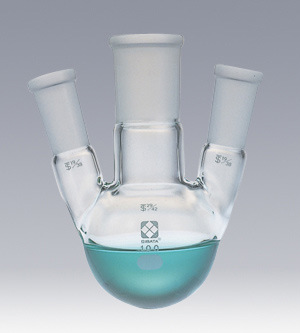 三口圆底烧瓶005360-19300,sibata柴田科学