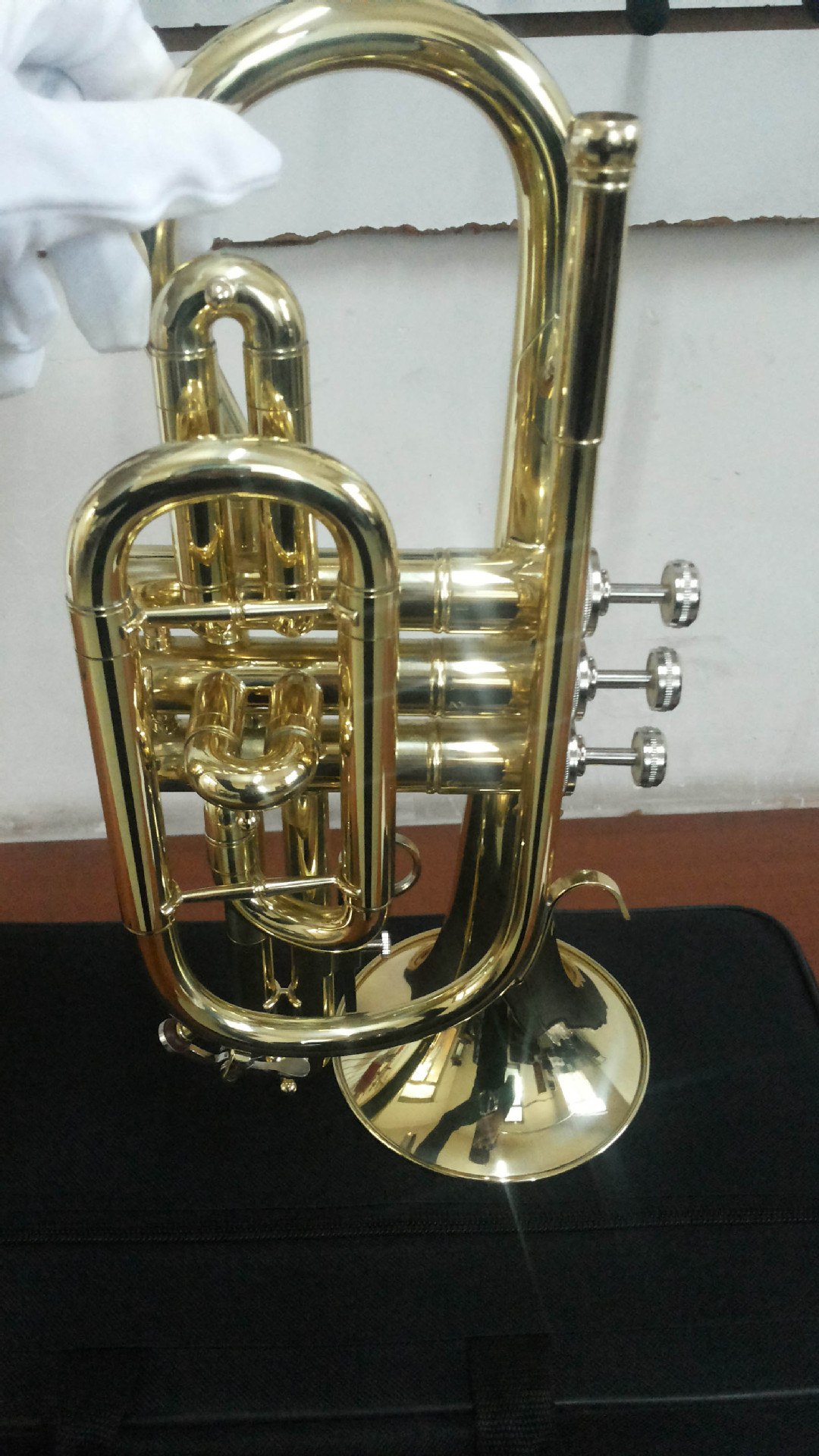 短号 漆金短号 bb调短号 黄铜短号 专业吹奏乐器 演出乐器短号