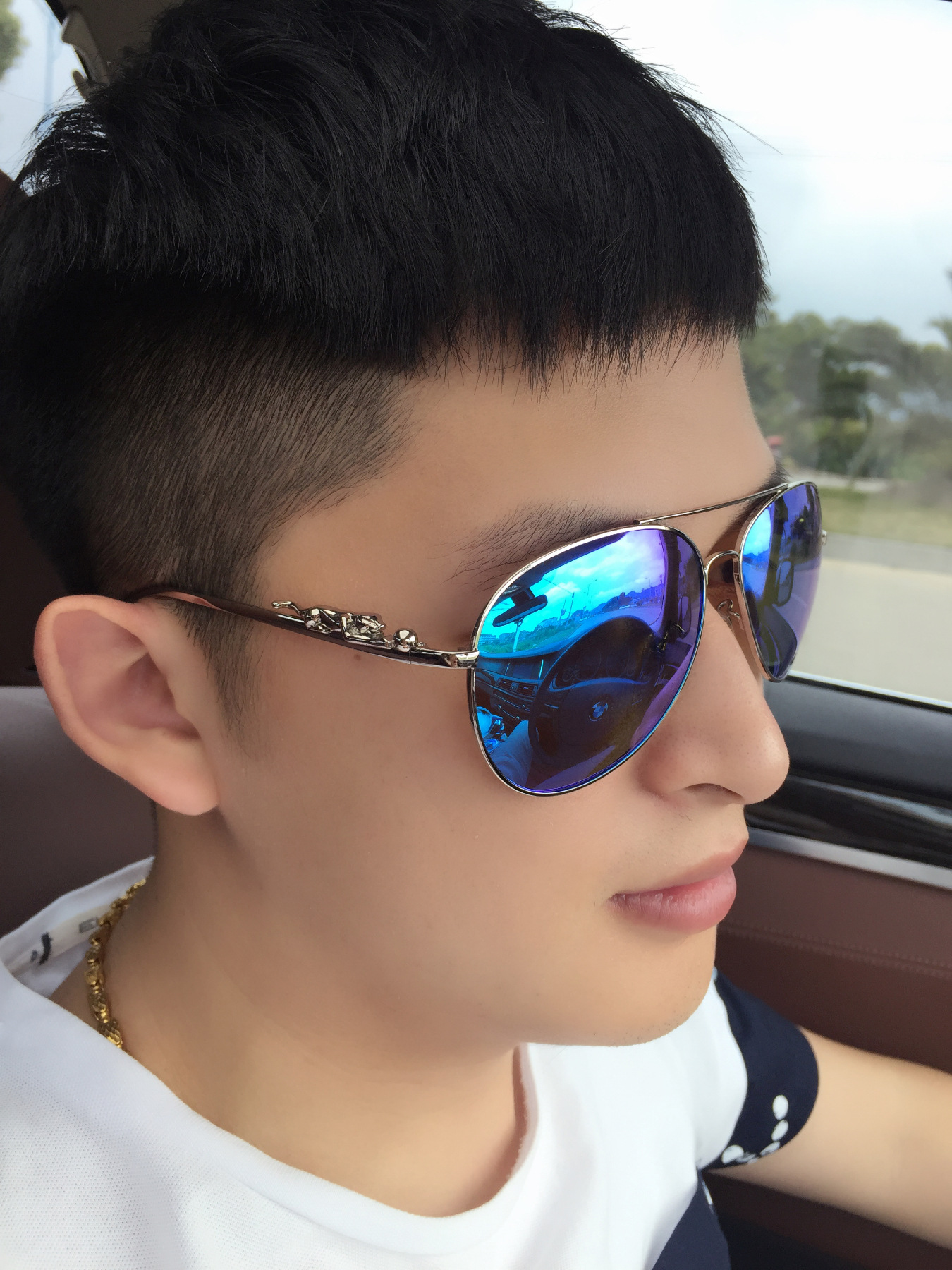 太阳镜开车偏光镜男士潮人豹子脚钓鱼眼镜蛤蟆镜复古司机驾驶墨镜