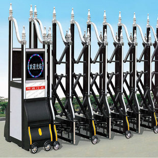 科特品牌电动伸缩门重庆市自动遥控防盗推拉大门蓝牙刷卡悬航门