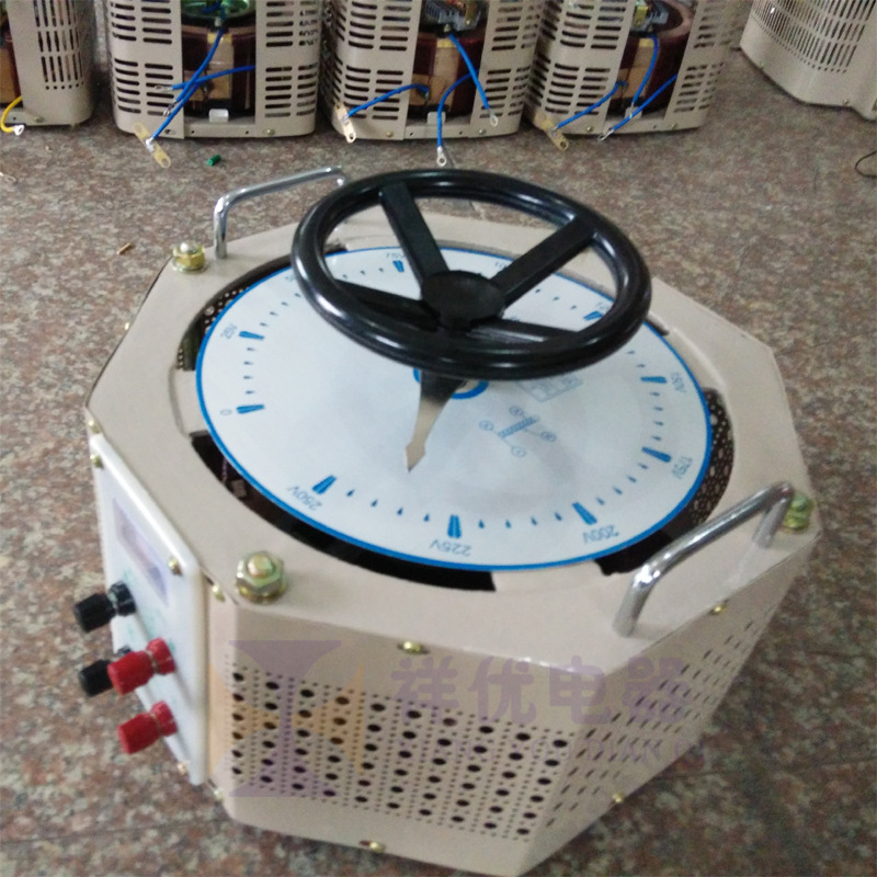 经济型!自耦式调压器220v 手动0v-250v接触式可调变压器5000w