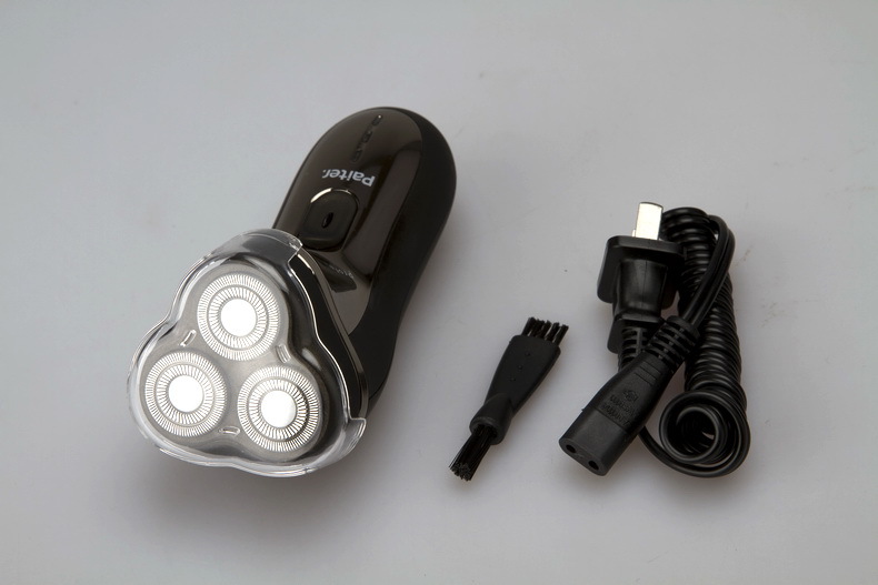 百特ps8515三刀头电动剃须刀液晶显示剃须刀礼品批发全国总代理