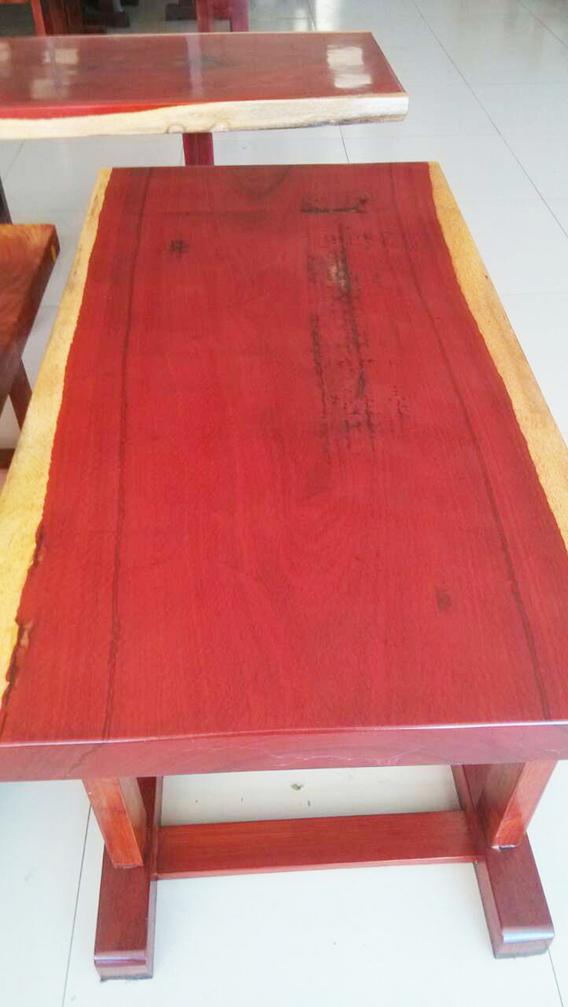 红花梨大班桌 实木大板 天然原木茶几餐桌 红木会议台特价