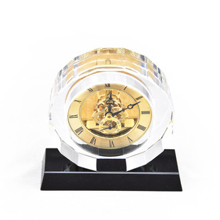 【小额批发】水晶马蹄表(齿轮圆加底座)