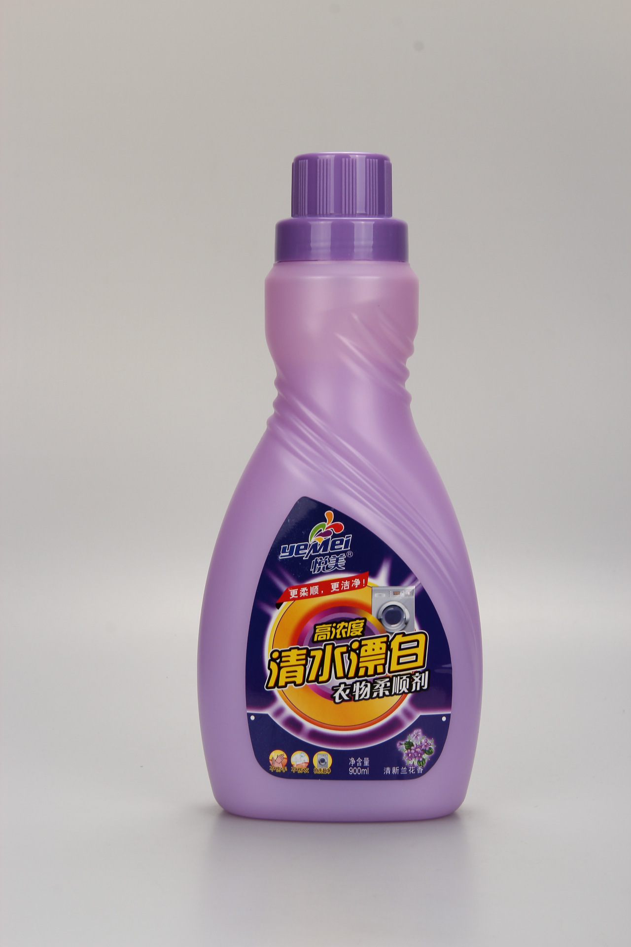 悦美高浓度清水漂白衣物柔顺剂-洗衣液