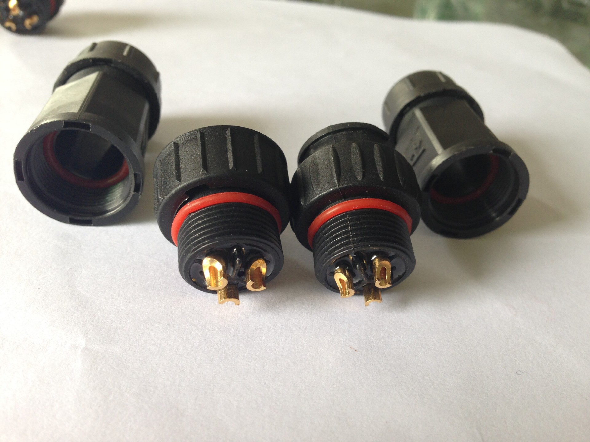 供应m19-3芯航空插头防水连接器 工业专用防水接头连接器