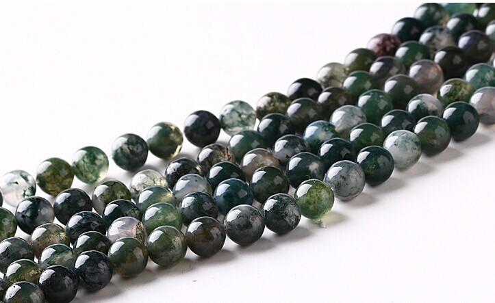 diy 饰品配件散珠串珠天然水晶海藻石水草玛瑙半成品批发