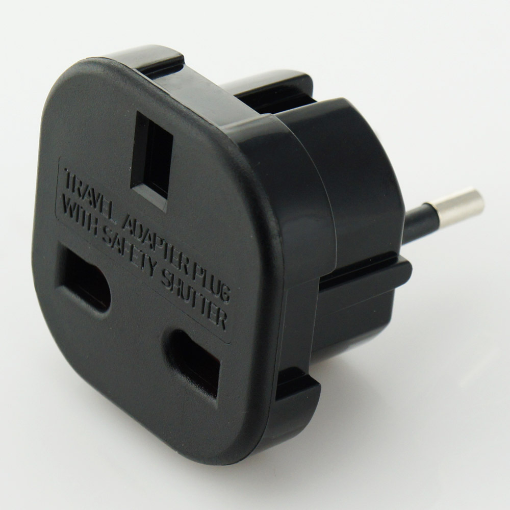 【英规转换插头 英规转欧规插头 欧洲插头 英式插座 英式转欧式插头】