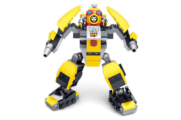 正品星钻积木机甲套装 儿童益智拼装乐高式积变形战士玩具机器人