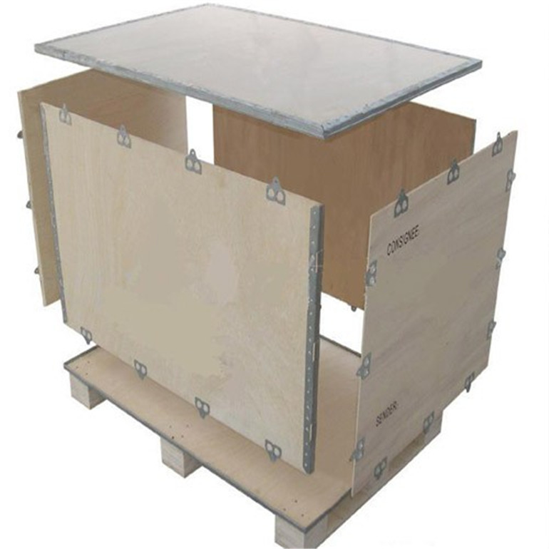 供应拆卸式木箱 卡扣木箱 围板箱 免熏蒸出口木包装箱