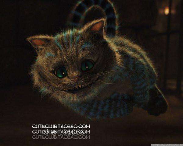 爱丽丝梦游仙境柴郡猫 帽子 卡通棒球帽 嘻哈帽子男女夏天平沿帽