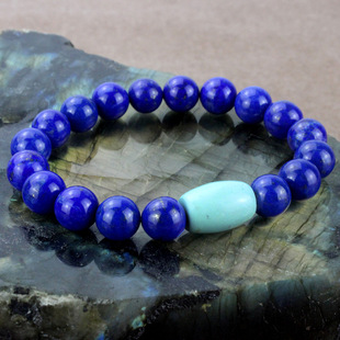 正品保证 纯天然青金石手链 绝无染色 是最佳青金石手链
