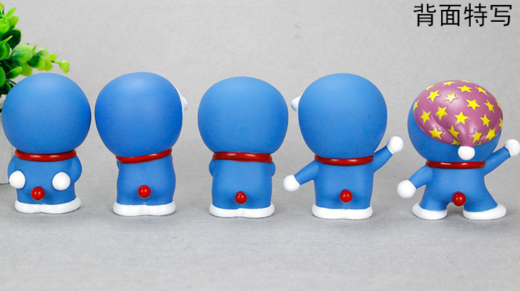 哈乐动漫 汽车摆件 1代5款叮当猫公仔哆啦a梦手办机器猫公仔混批