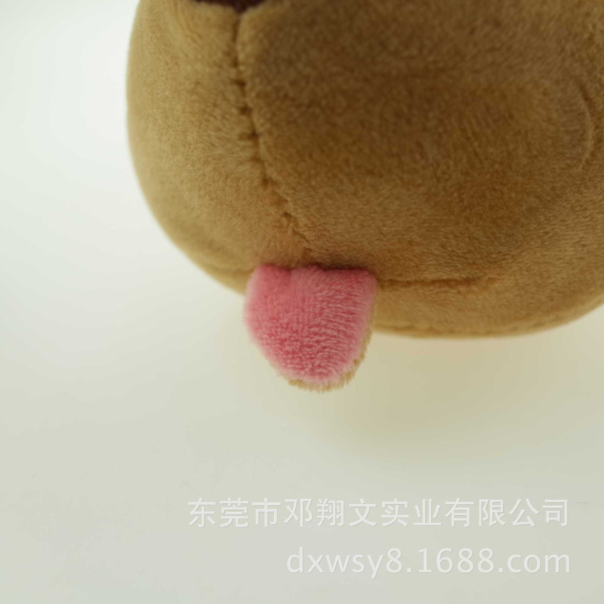 新款时尚水晶超柔趴趴狗 汽车毛绒玩具摆件 娃娃加工定制