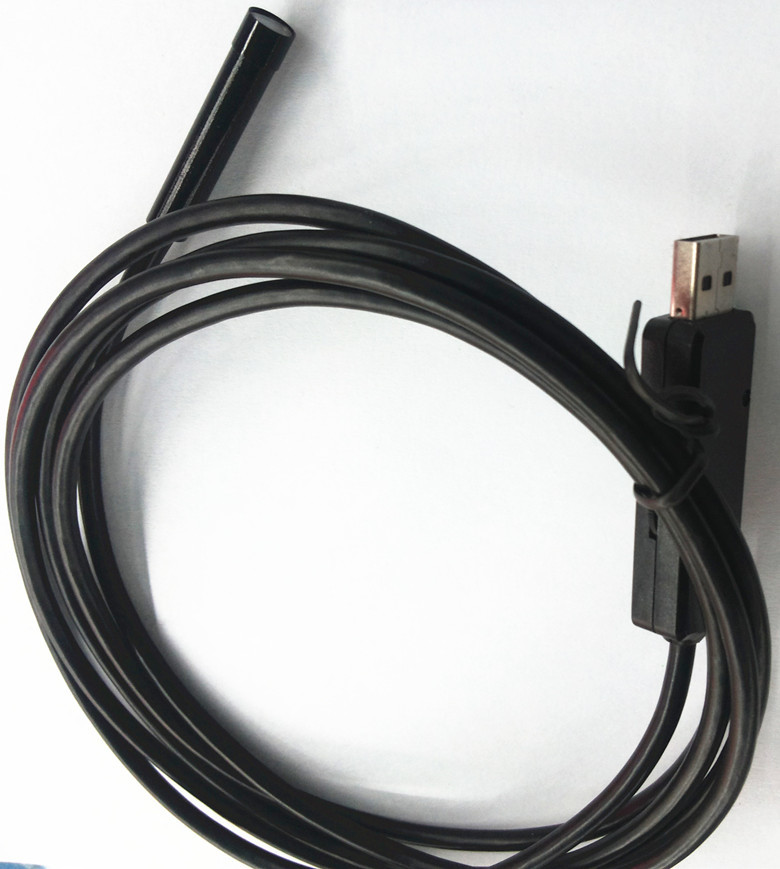 7毫米 2米 usb 工业内窥镜防水夜视拍照录像视频内窥镜