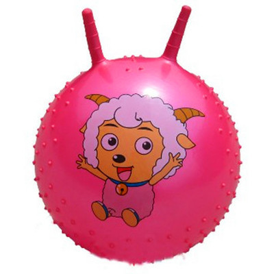 厂家直销75cm羊角球 手柄球 手柄按摩球 迪士尼 喜羊羊 熊出没