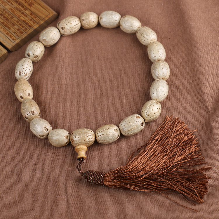 优质天然原籽五眼通六通菩提子手链 五眼果念珠 手串女 佛珠批发