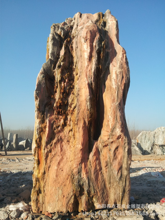 曲阳县供应花岗岩景石 各类自然石 刻字石安装 门牌石等奇石