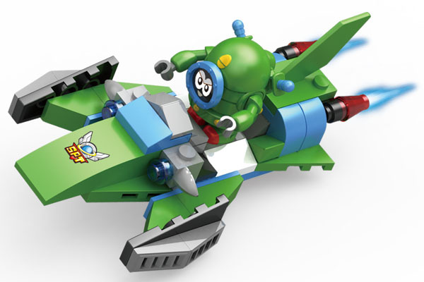 新款正品星钻积木 儿童益智拼装乐高式积木机器人变形玩具80209