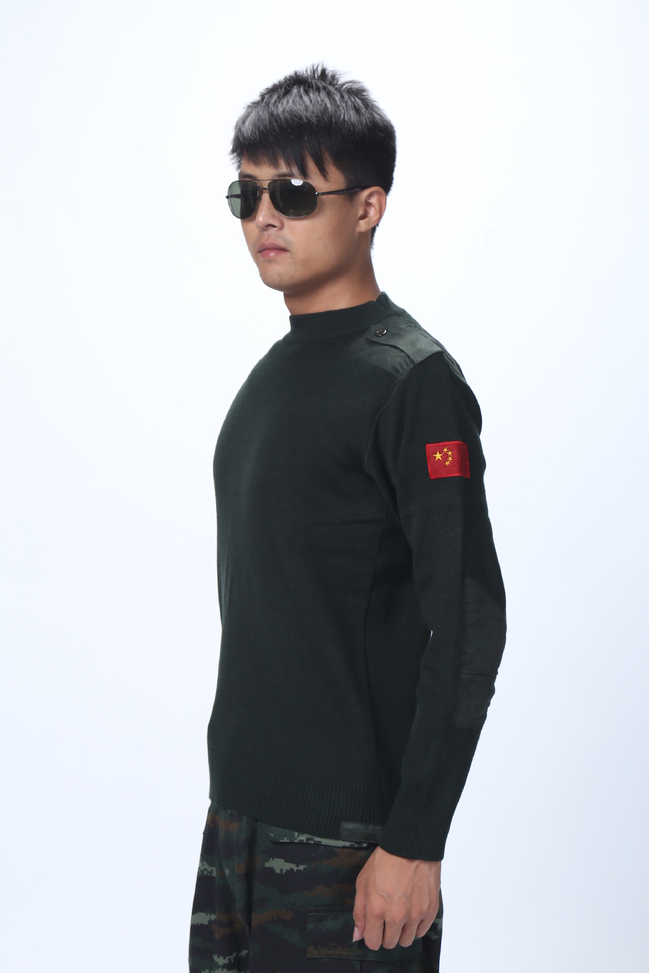 正品07式v领校尉干部毛衣 海军风毛线衣 配发海军官男