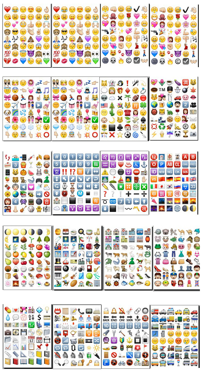苹果emoji贴图图片