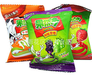 果然多cc双果卷 果肉脯糖果 幼儿园儿童喜爱零食 休闲小吃