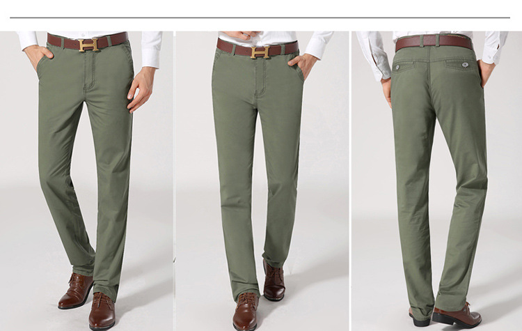 Men Fashion | Business-Office-Corporate Attire | Slim Pants | Army ...