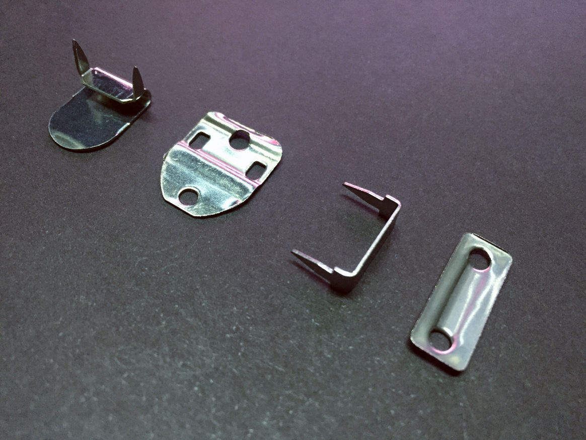 厂家直销 现货 二爪卷边不锈钢裤钩 金属西裤裤勾 两爪