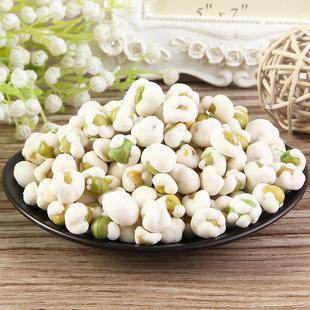 118g原味 font color=red>雪花 /font>青豆 香脆可口 坚果炒货豌豆